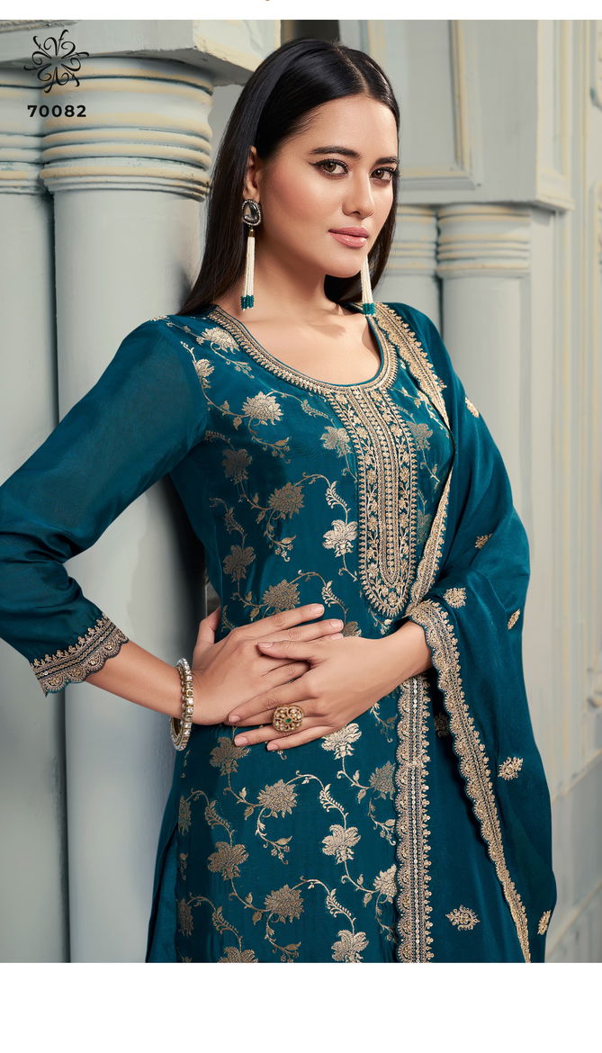 Silky 2 By Vinay Kuleesh Silk Jacquard Designer Salwar Kameez Wholesale Shop In Surat